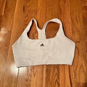Medium white Adidas sports bra